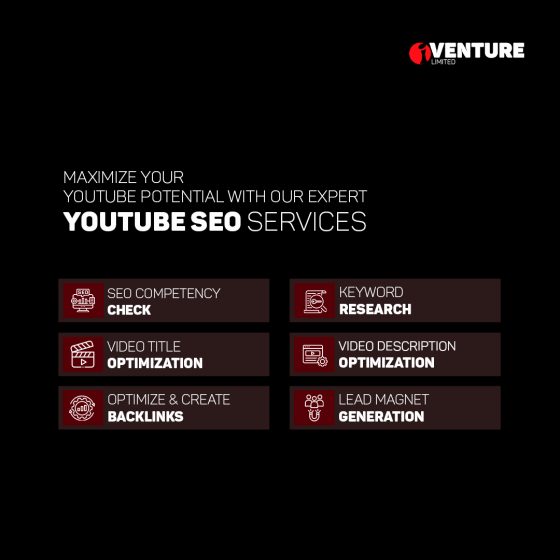 I-Venture best youtube seo services