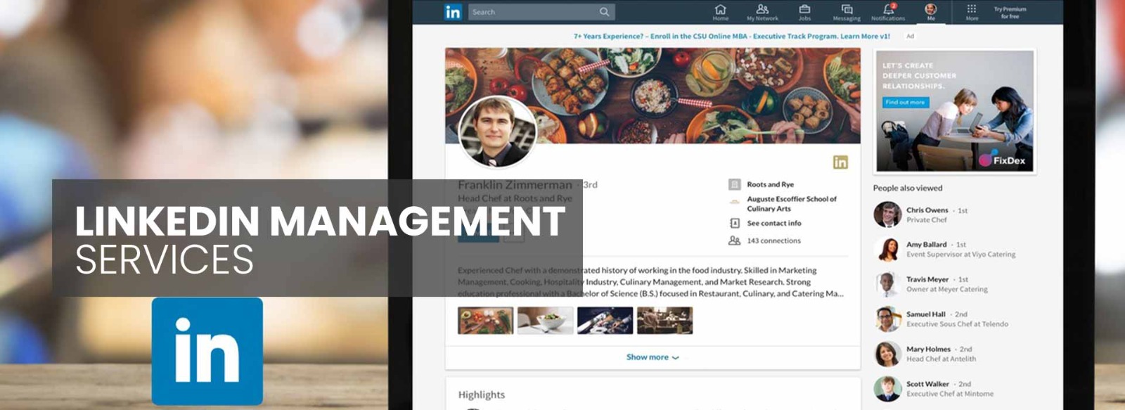 LinkedIn Management Service
