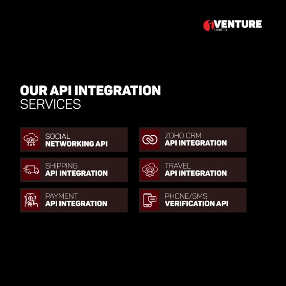 Our API Integration Services; iventurebd.com